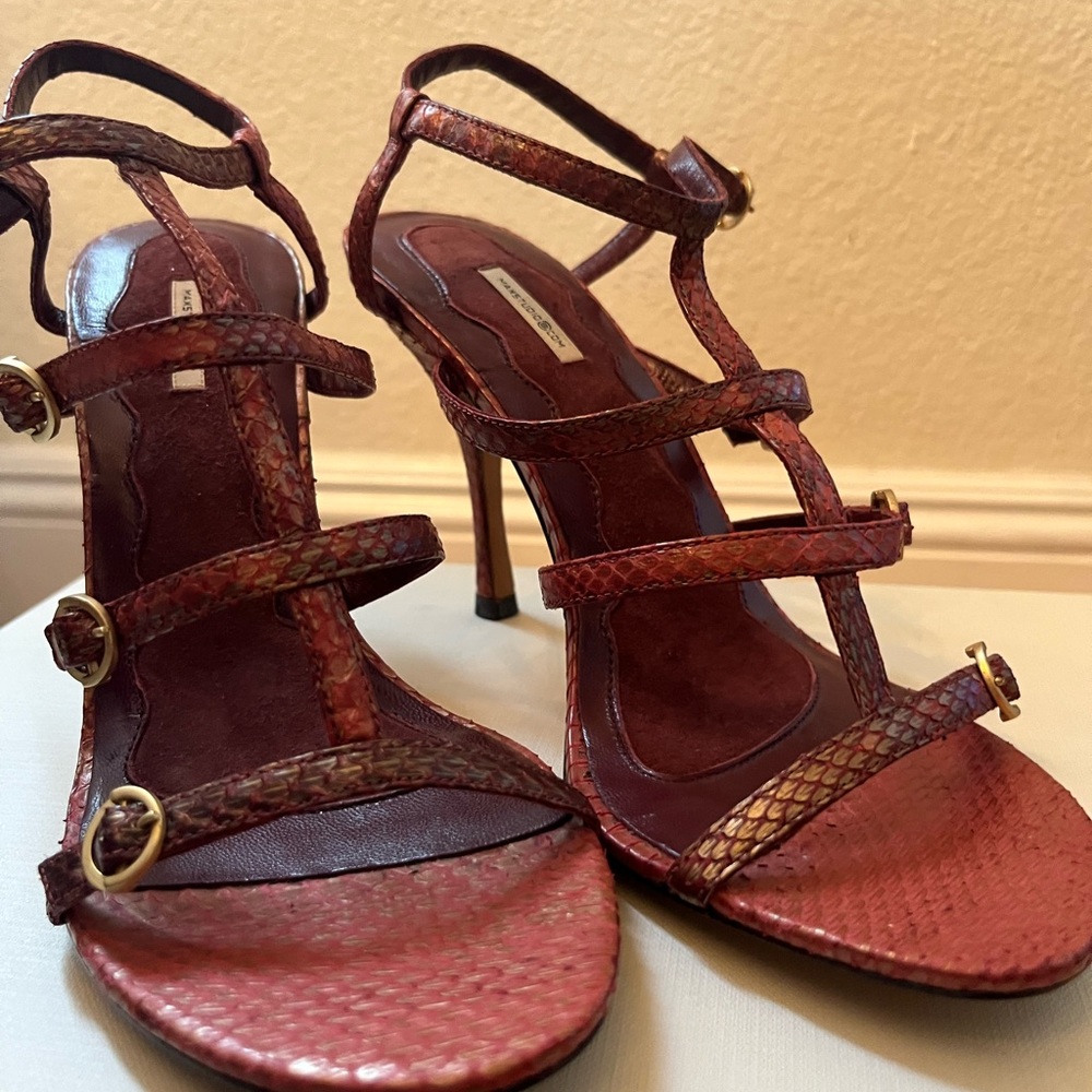 RARE Max Studio Black Label Gladiator High heel Sandals NWT